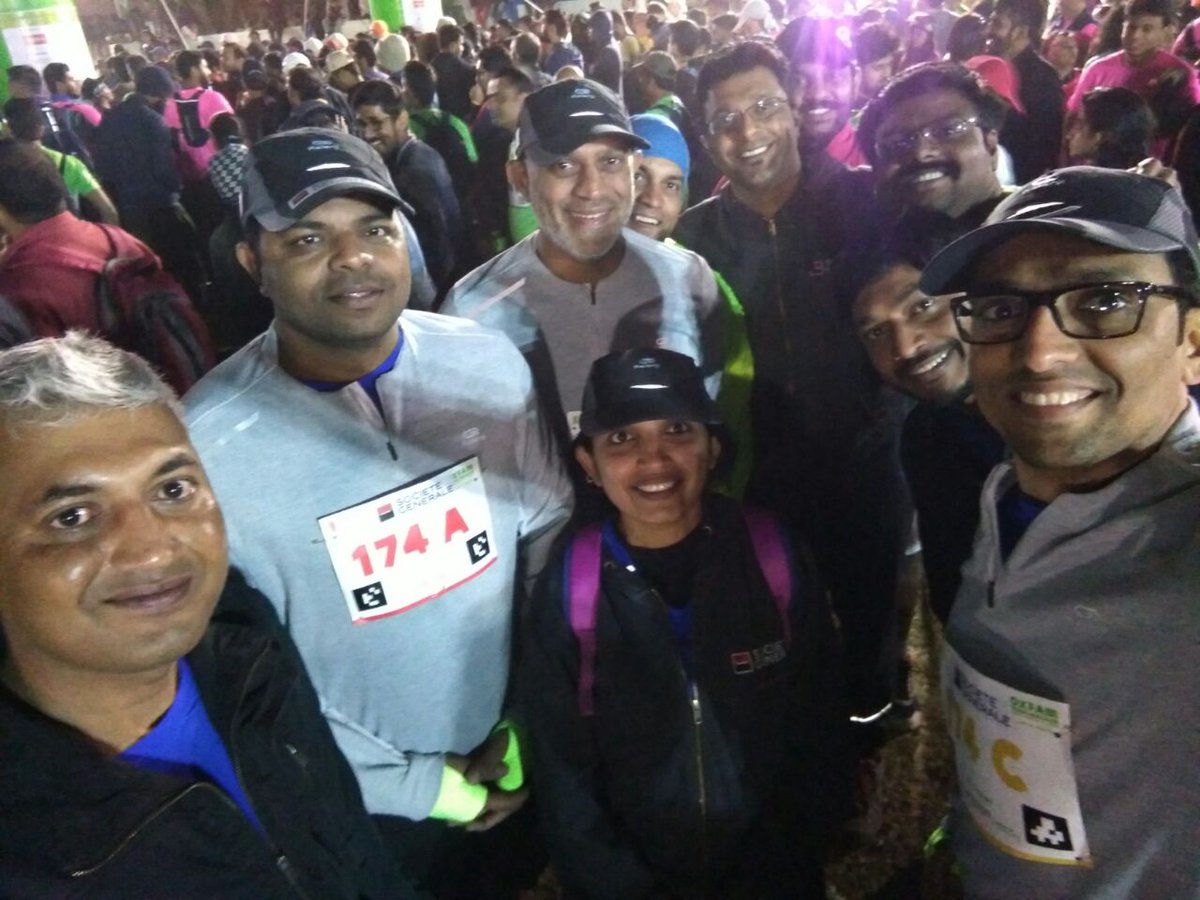 Happy to share SG runners team came first and broke the #oxfamtrailwalker 50km India record by finishing 50kms in 06 hrs 32 mins. Thanks #SGGSC for sponsoring and supporting the teams <a href="/SParameshwar1/">Shivayogi</a> <a href="/shobsathish/">Sathish Srinivasan</a> <a href="/robinsamee/">ROBIN</a> <a href="/pramodsm1/">Pramod</a> <a href="/veroniquesani/">Véronique SANI</a> <a href="/sunil_insead/">Sunil Shah</a> <a href="/PhilippeMorra/">Philippe Morra</a>