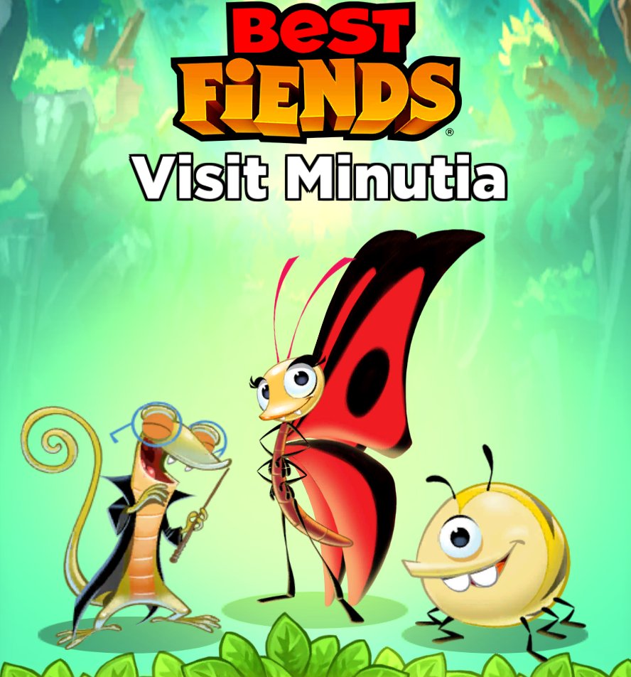 HevertonALisboa's tweet photo. AMEI o novo curta animado do @bestfiends, #VisitMinutia! ASSISTA agora. De nada! https://t.co/Ux91kw3VF5