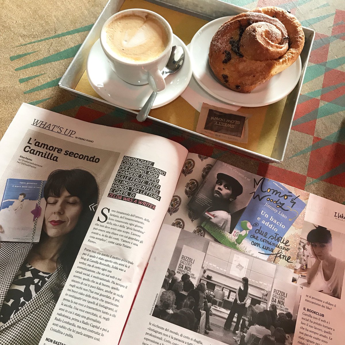 stringoletta's tweet photo. Colazioni speciali! Ringraziare, costruirsi giorno per giorno, non piangere troppo sulle ferite, di #bookeaterclub , di radio &amp; web, ma soprattutto di amore! 🤩 https://t.co/RaiUvcUm2c