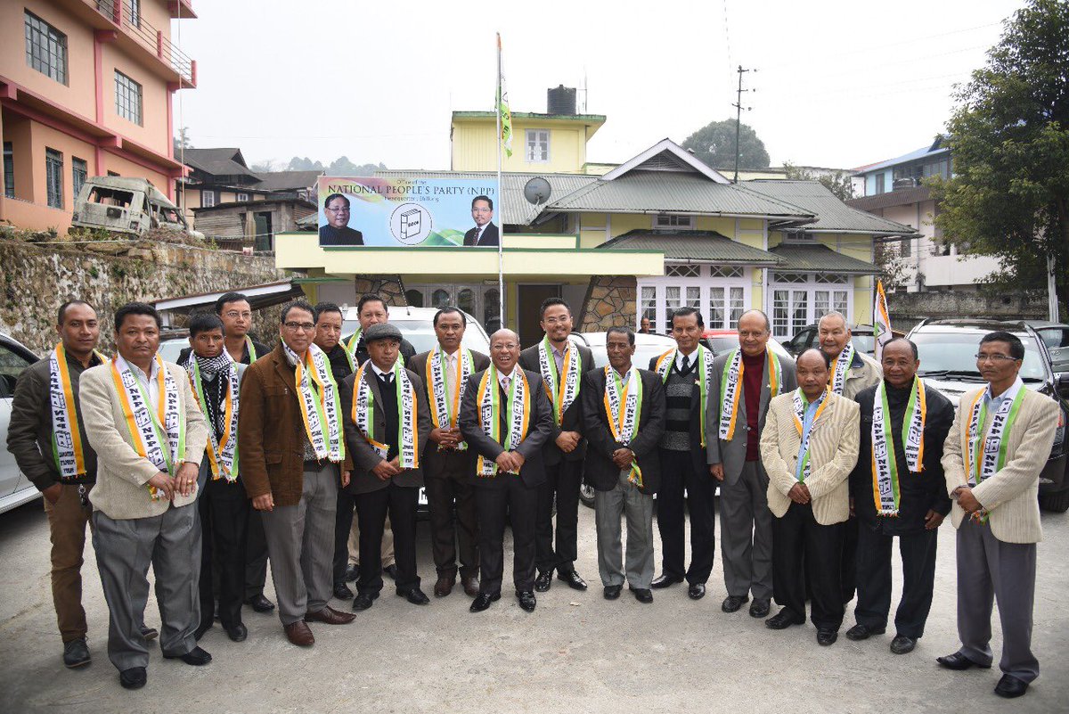 nppmeghalaya's tweet photo. Candidates from NPP are filing their nomination papers today. We wish them the very best. Vote for NPP, vote for change! #Meghalaya #shillong #NortheastIndia #Khasi #Jaintia #Garo #Ribhoi #Riwar https://t.co/nAtUpwKtkr