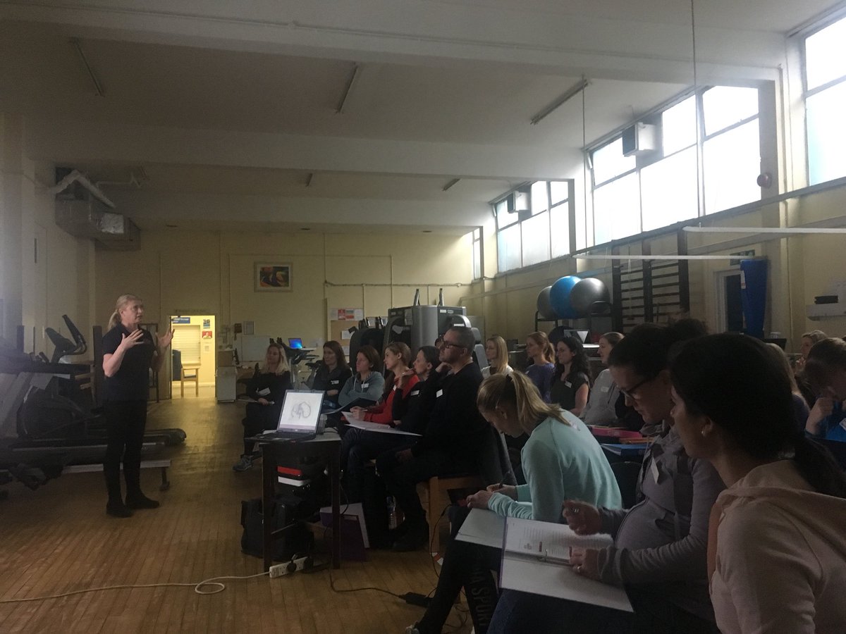 Wonder women <a href="/mariaElliott17/">Maria Elliott MCSP</a> in action today - teaching <a href="/themummymot/">The Mummy MOT®️</a> . Looking forward to see @MsJennyBurrell tomorrow