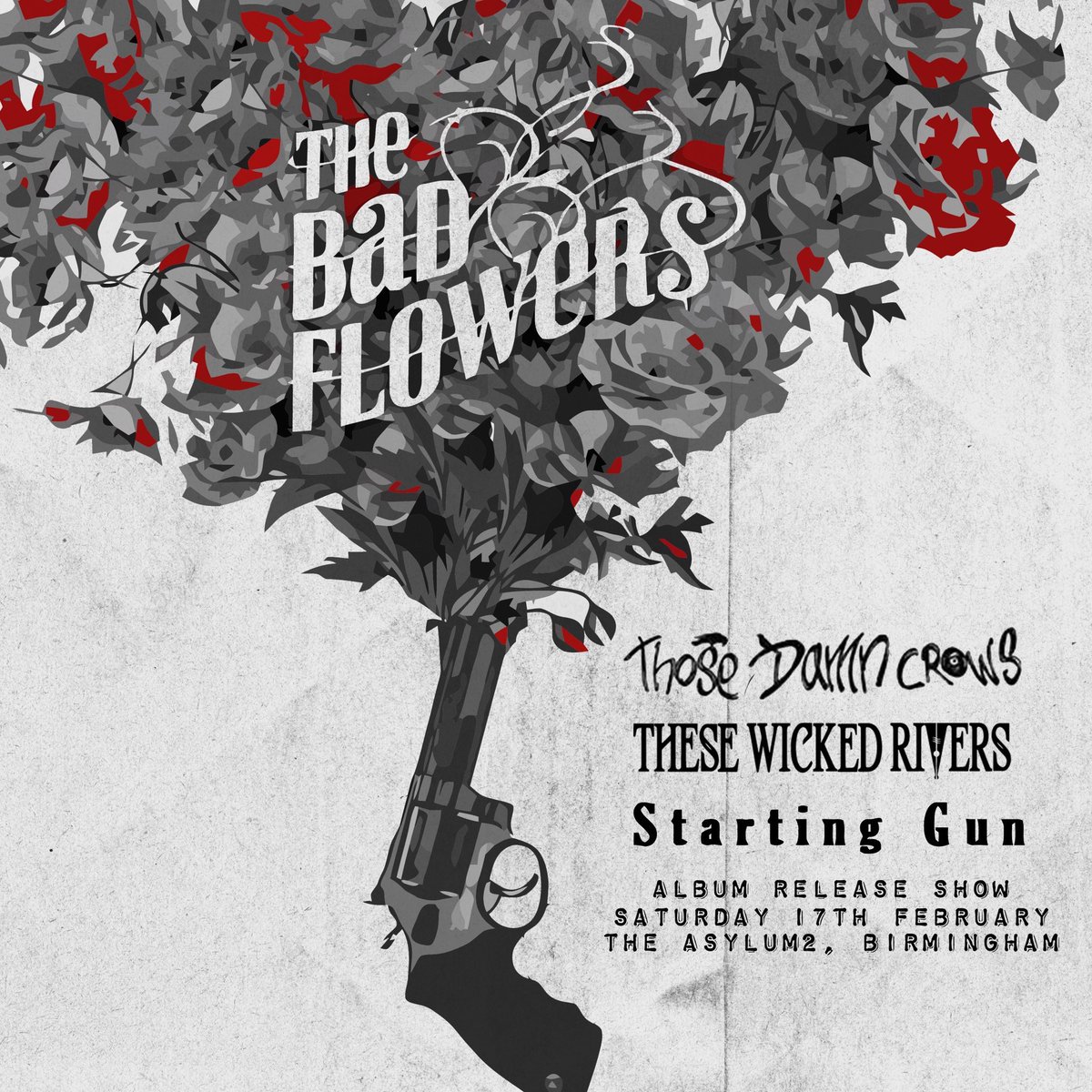 WickedRivers's tweet image. So, we now have tickets for this show at @TheAsylumVenue in our possession. 

Head to 👇🏼👇🏼👇🏼 for yours 👍🏼

thesewickedrivers.com/product/the-ba…

#livemusic #gigs #StartingGun #TBF #TDC #TWR