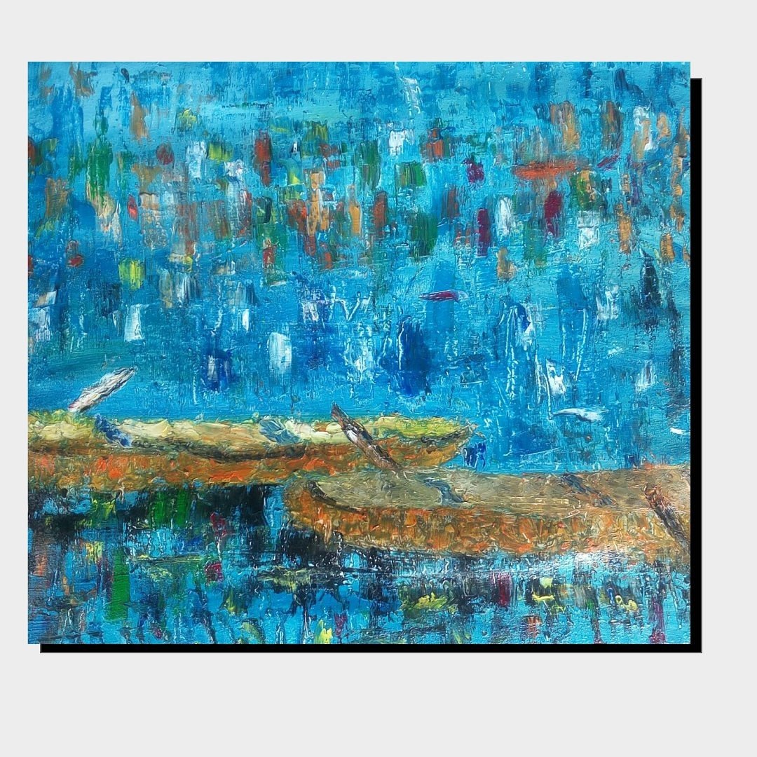 ArtGreater's tweet photo. TITLE : sea way 

ARTIST : Vincent obialo

SIZE : 41 By 41 cm

MEDIUM: oil on canvas 

Available for purchase 

#grraterartvesselofhonours #painting #artwork #artistsontwitter #oil #creative #CreativeEnergy #africanpainting #internationalartwork #mordenart #contemporaryart https://t.co/f8p6DvEDme