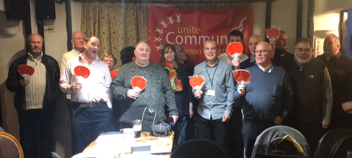 UniteCommClact's tweet photo. Some of Clacton's new Unite Community branch at last night's meeting. https://t.co/8S4EfSey6H