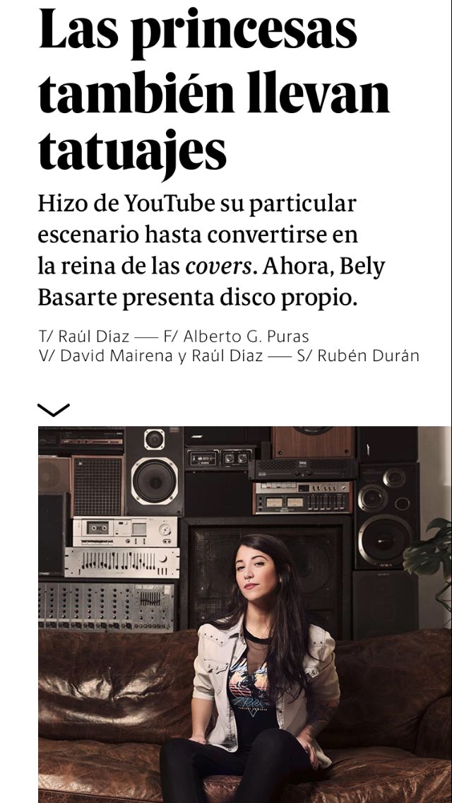 _rauldz's tweet photo. Ya podéis leer la entrevista que le hice a @BelyBasarte en el último número de @RevistaVisaVis. Da gusto poder charlar un ratito con artistas tanto talento. ¡¡Suerte con tu próximo disco!! https://t.co/o0R3Jz0ZhN