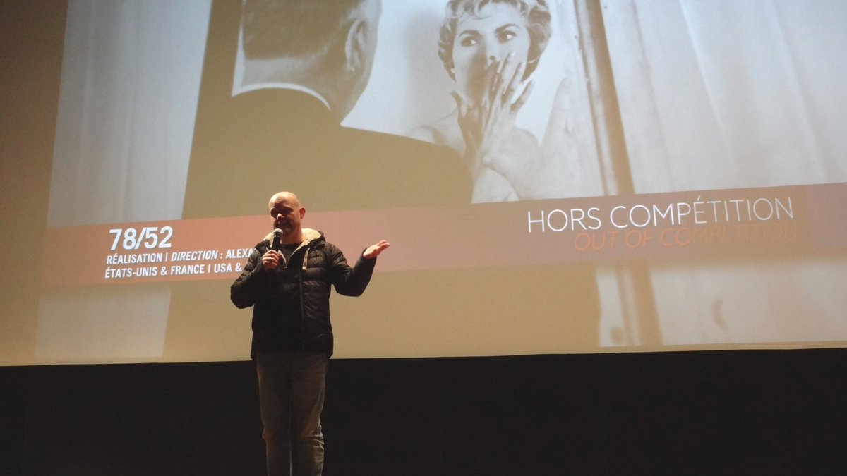 FestGerardmer's tweet photo. #Gérardmer2018 
Le réalisateur Alexandre O. Philippe est à Gérardmer pour présenter son documentaire 78/52, en hors compétition. @LuminorFilms https://t.co/rGTNwdI7xW