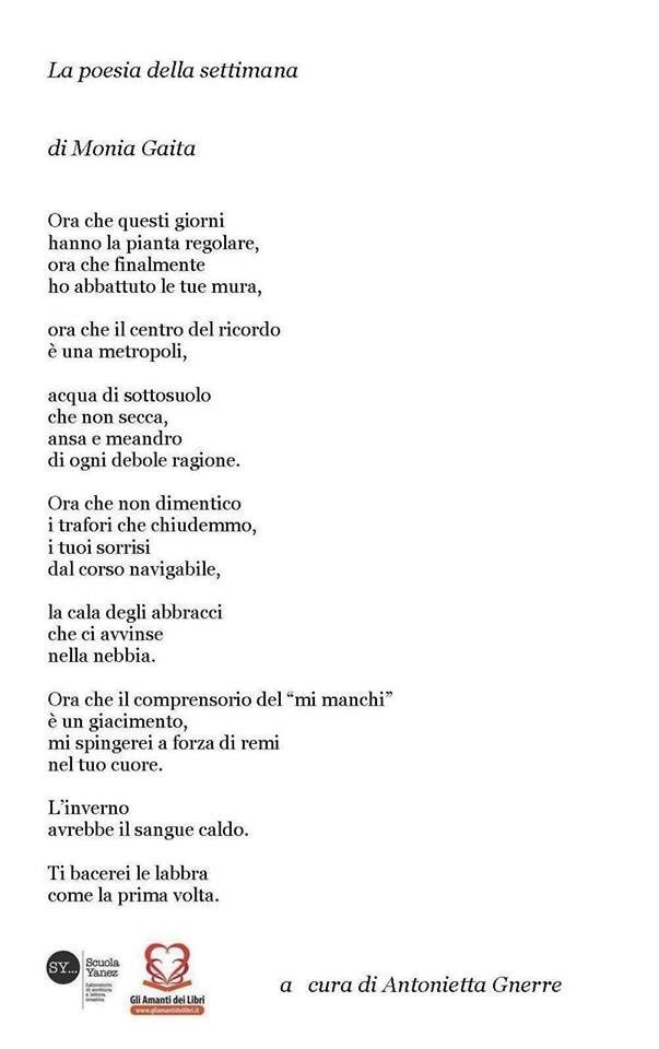 Poesia Mi Manchi