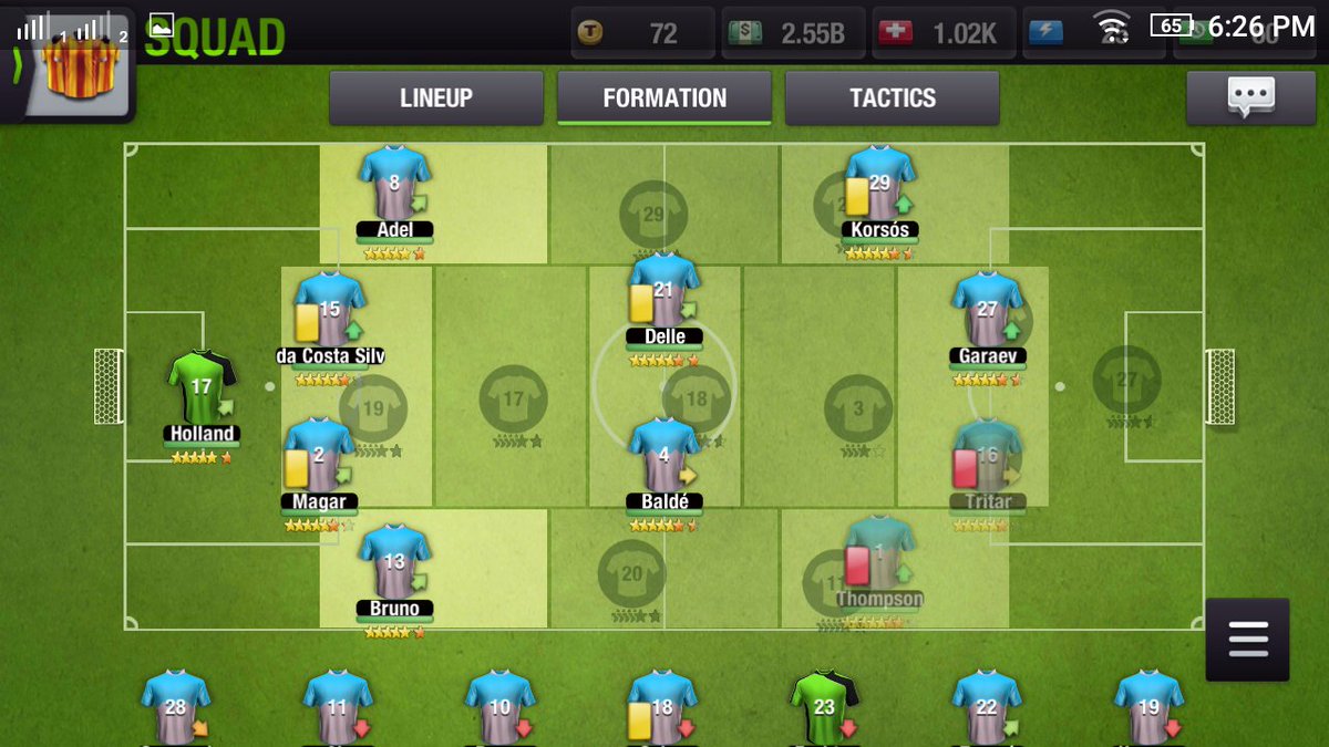 KilchokFc's tweet photo. League 🏁 season last match
But my Legend #M_Thompson can't play this match 🎳
#Kilchokfc
#TopEleven https://t.co/Ur5RLCydiN