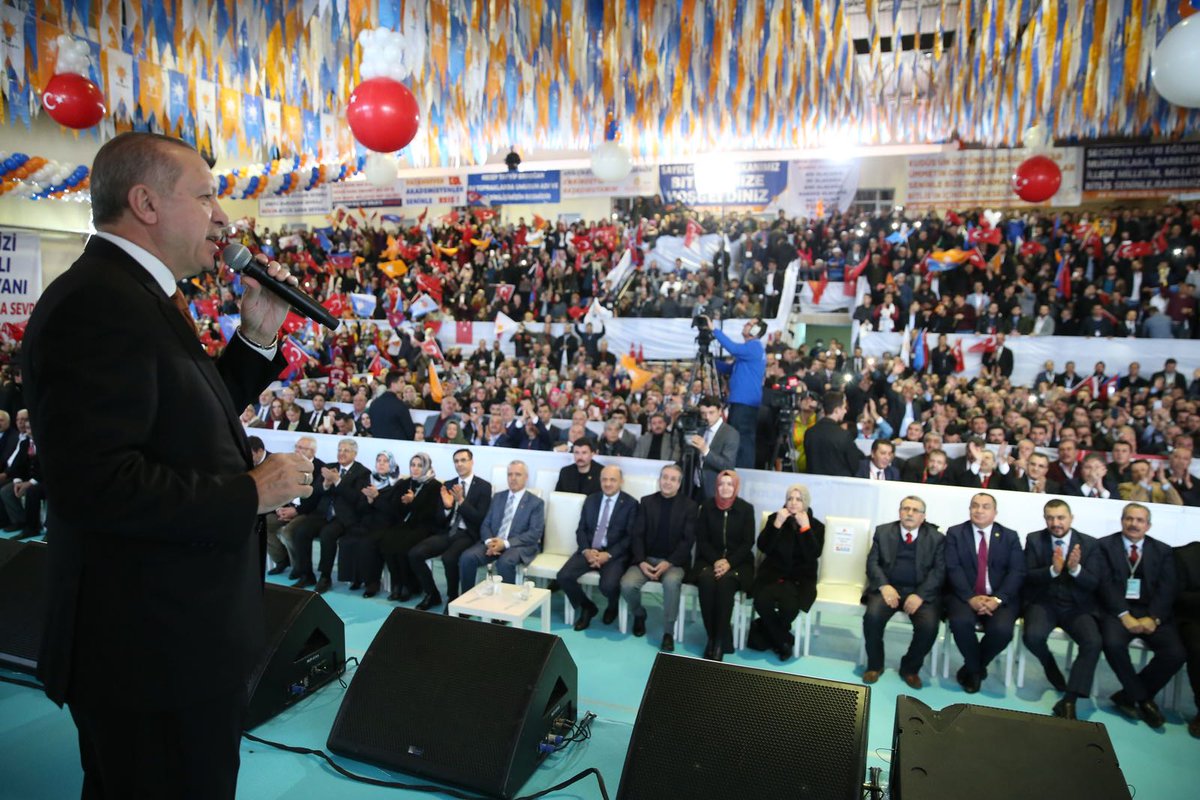 trpresidency's tweet photo. President Erdoğan: “Do you see how the terrorists who until yesterday challenged this nation by trusting in powers which supported them turned into reptiles after their caves were burnt down? Nobody can make this nation step back in a matter that requires courage and strength.” https://t.co/9isVDVcAiQ