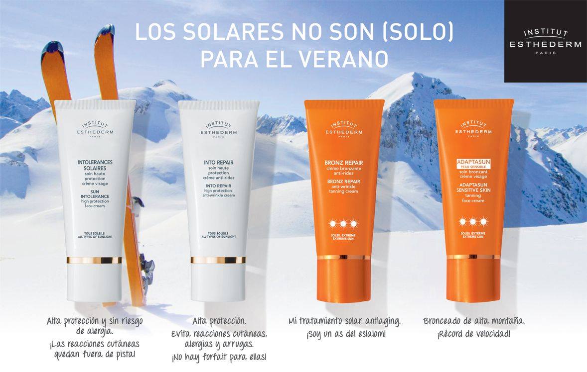 Que mejor que disfrutar de la nieve con protección solar de #esthederm. Protege tu piel de la nieve😘