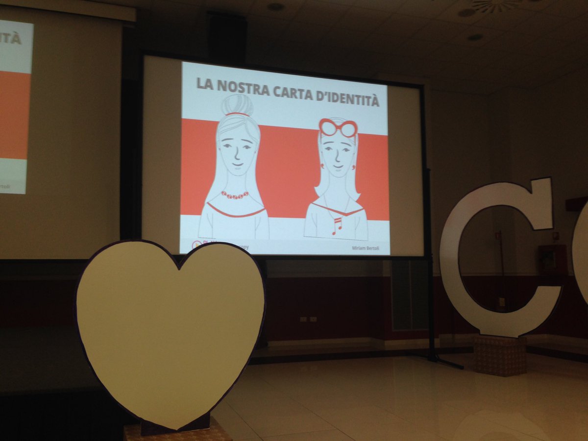 luisacarrada's tweet photo. Le meravigliose slide di @miriambertoli a #playcopy sono una lezione di comunicazione di per sé. https://t.co/jWuN1veiot