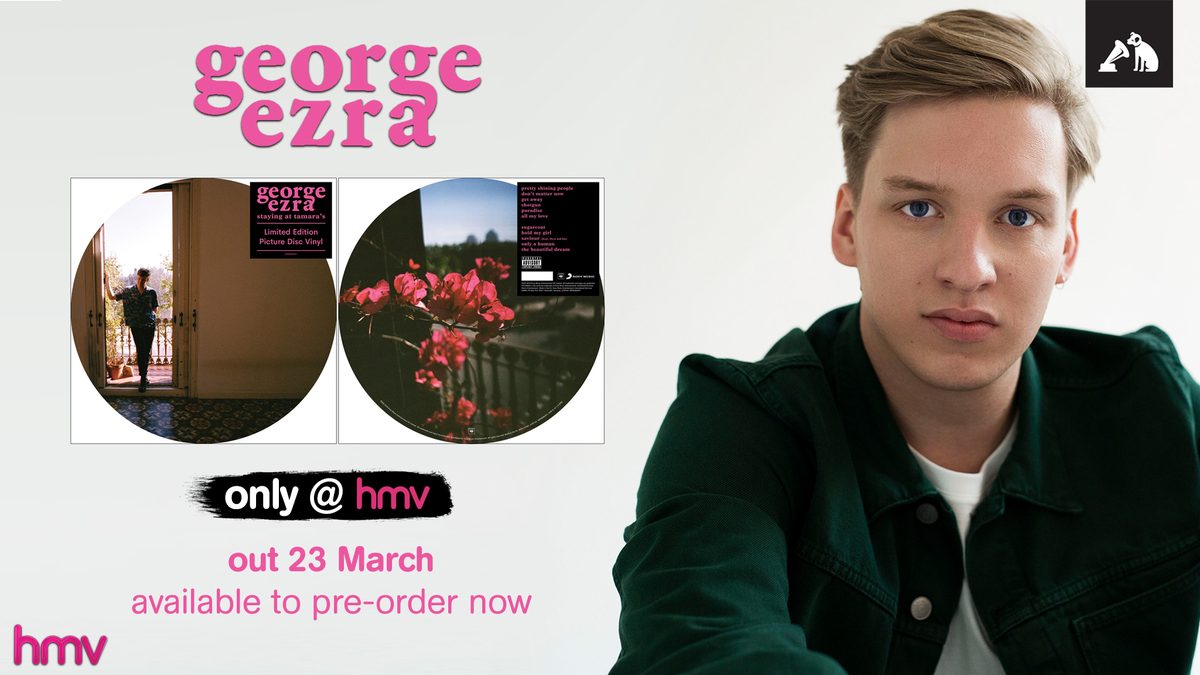 hmv on Twitter: ".@george_ezra's new album 'Staying at Tamara's' is coming to picture vinyl! Pre-order now in-store &amp; online: https://t.co/k33ypGfB29 https://t.co/u4s9jYhWPZ" / Twitter