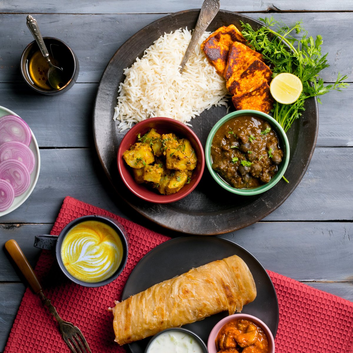 SproutGourmet's tweet photo. Very few things make you as happy as authentic ‘Pind da swaad’. 
Get yourself this Amritsari Chole Meal Box now and treat your taste-buds to some tantalizing flavours. https://t.co/DU9wuPfQ1D