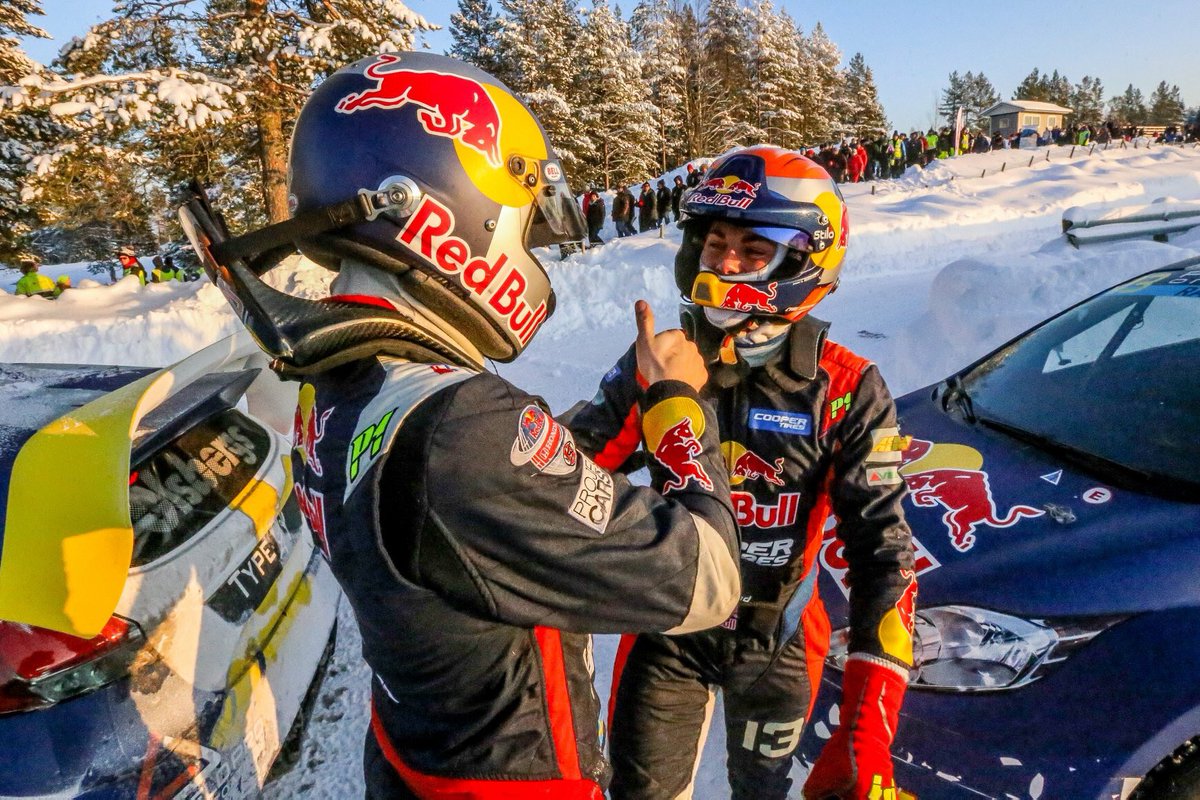 Double podium for #xforces Drivers with first victory for <a href="/olieriksson/">Oliver Eriksson</a> and P3 for <a href="/CyrilRaymondRX/">Cyril Raymond</a> here at #rallyxonice opener in Östersund. Next stop <a href="/HoljesRX/">Holjes RX</a>