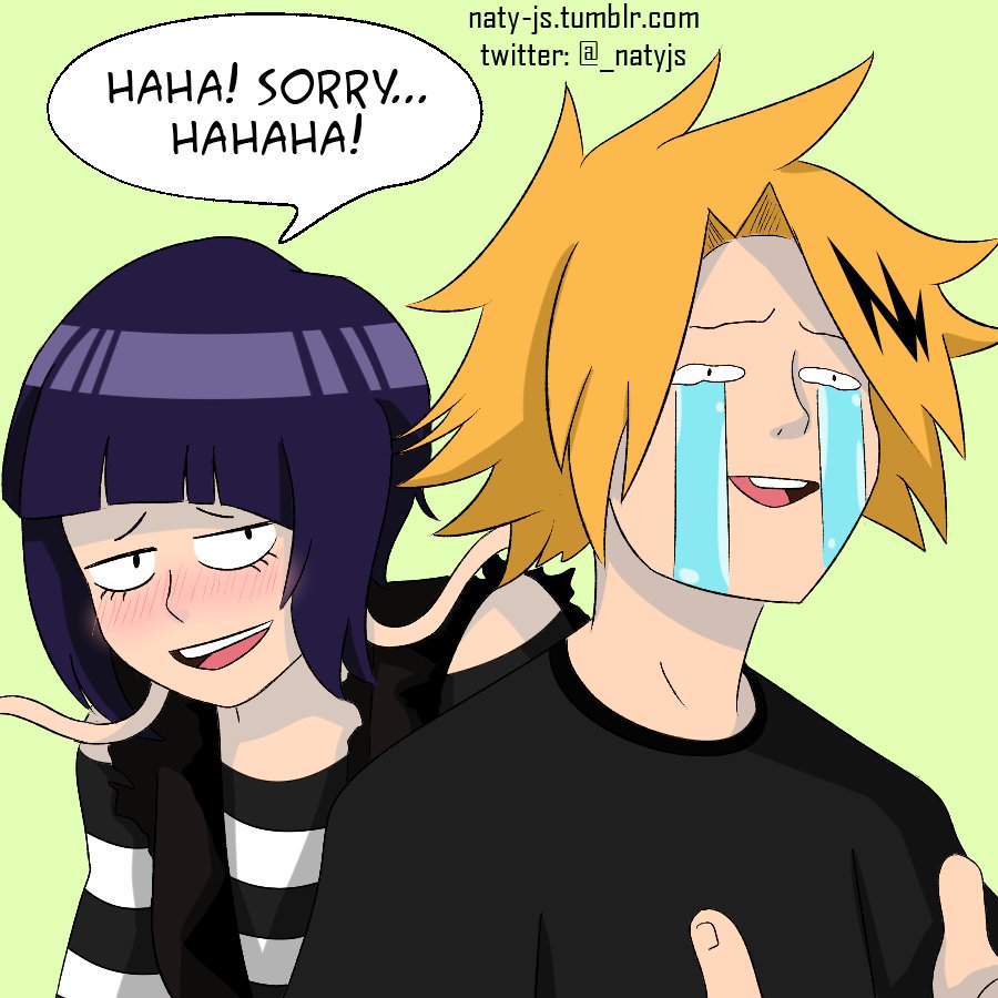 Naty Js 🐣 On Twitter Jiro X Kaminari ~ She Used Her Quirk After The 