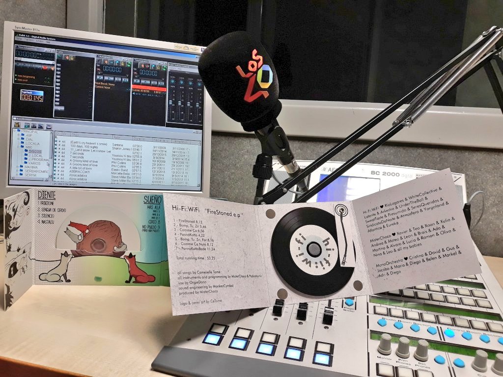 maketon's tweet photo. @FansLOS40GAL @Los40 Hoy presentamos #DienteySueño de #ElGritoChino y el nuevo trabajo de #HiFiWiFi de #MisterChoco sólo en @40Galicia de 5 a 6 tarde en el #MAKETÓN by @maelocway con #SalvaRonko https://t.co/4AbP8YzbMO