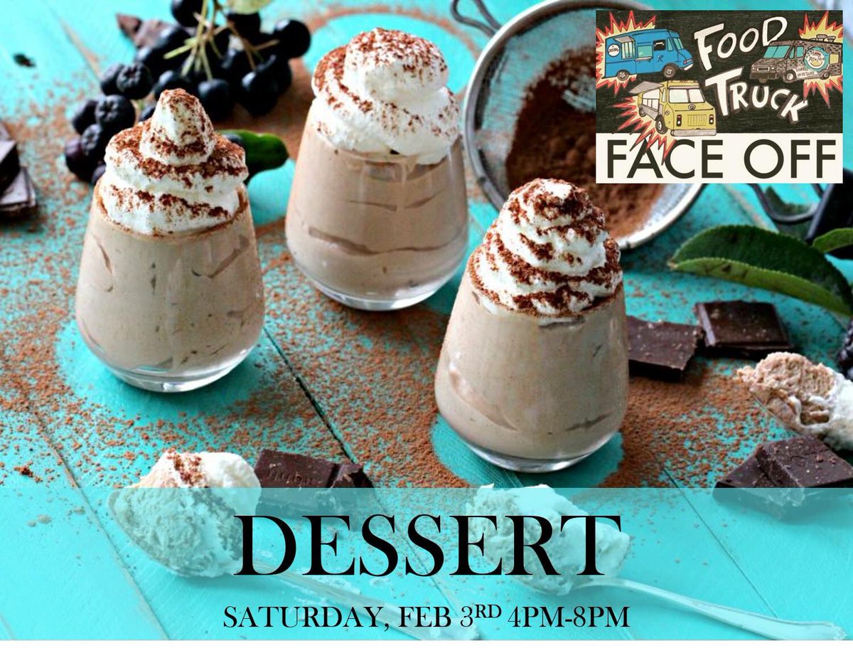 DetroitFleat's tweet photo. Food Truck Face-Off - Dessert Edition today 4pm-8pm https://t.co/AC07fa8511