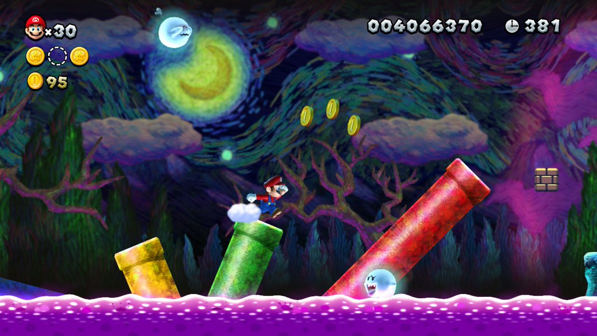 super mario van gogh