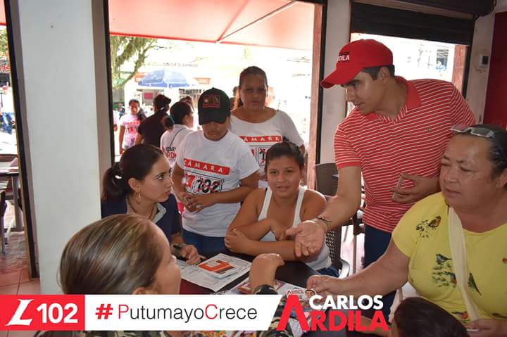 CARLOSARDILA10's tweet photo. #PutumayoCrece Puerto Asís cumple un papel vital en nuestro departamento. Su actividad comercial debe diversificarse para generar progreso. Cuando se escuchan las necesidades de la gente, el cambio es posible. Marca en el tarjetón #L102 para la Cámara https://t.co/iRUpjr7R25