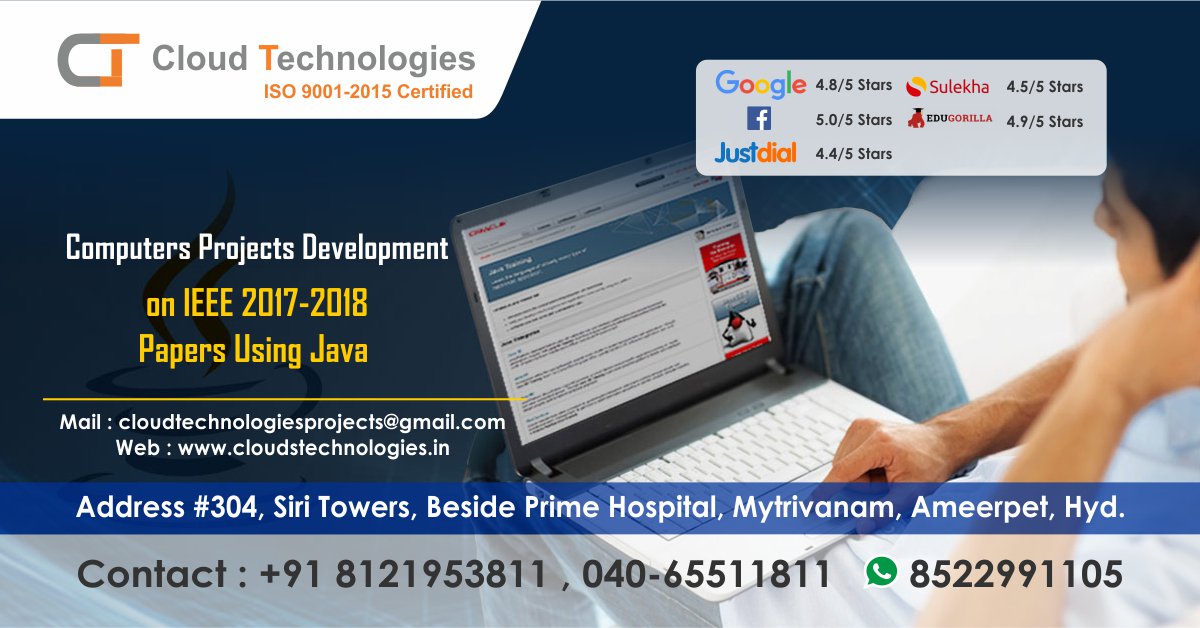 cloudtechpro's tweet image. @cloudtechpro provide the widest list of #ComputerProjects for engineering students. We has the widest variety of projects for computer science students. Our page lists a variety of computer projects ideas for students research and development. goo.gl/4kX91P