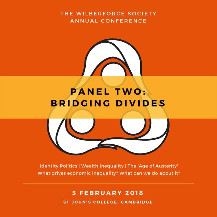 TWSCambridge's tweet photo. On to our next panel: Bridging Divides - featuring Dr. Anne Marthe van der Bles, Lord Bird (@johnbirdswords), and Benedict Rogers (@benedictrogers) #TWS18 https://t.co/hd5o8fosNg