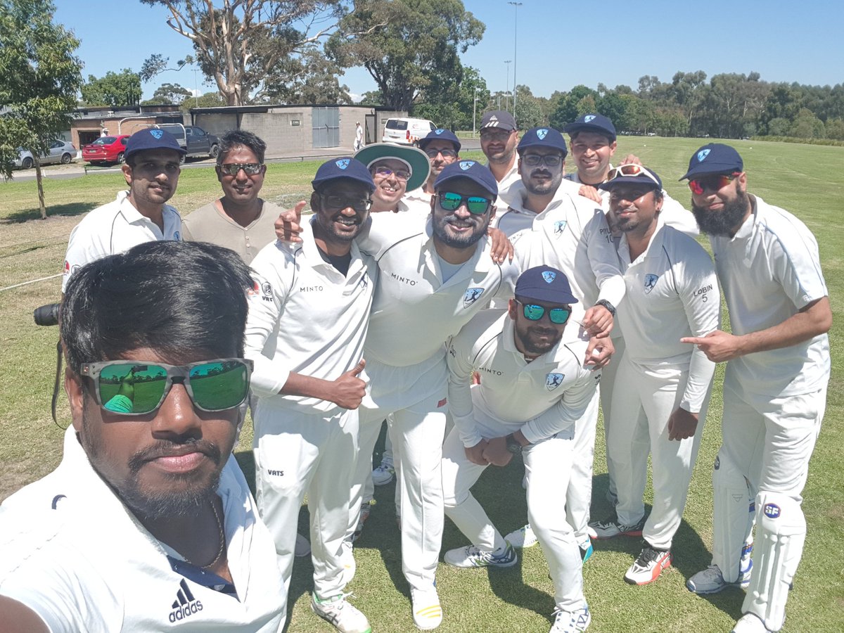 <a href="/MelbourneCityCC/">Melbourne City</a> registered an emphatic win today beating Barnawartha by 5 wkts.

Sagar Dubey starred with the ball once again claiming 5/17 in 9 overs and Murali Krishna scored a brisk  60 Not Out to guide the team home. 

#MelbourneCityCC 
#MintoFinancial 
#HappyMoments