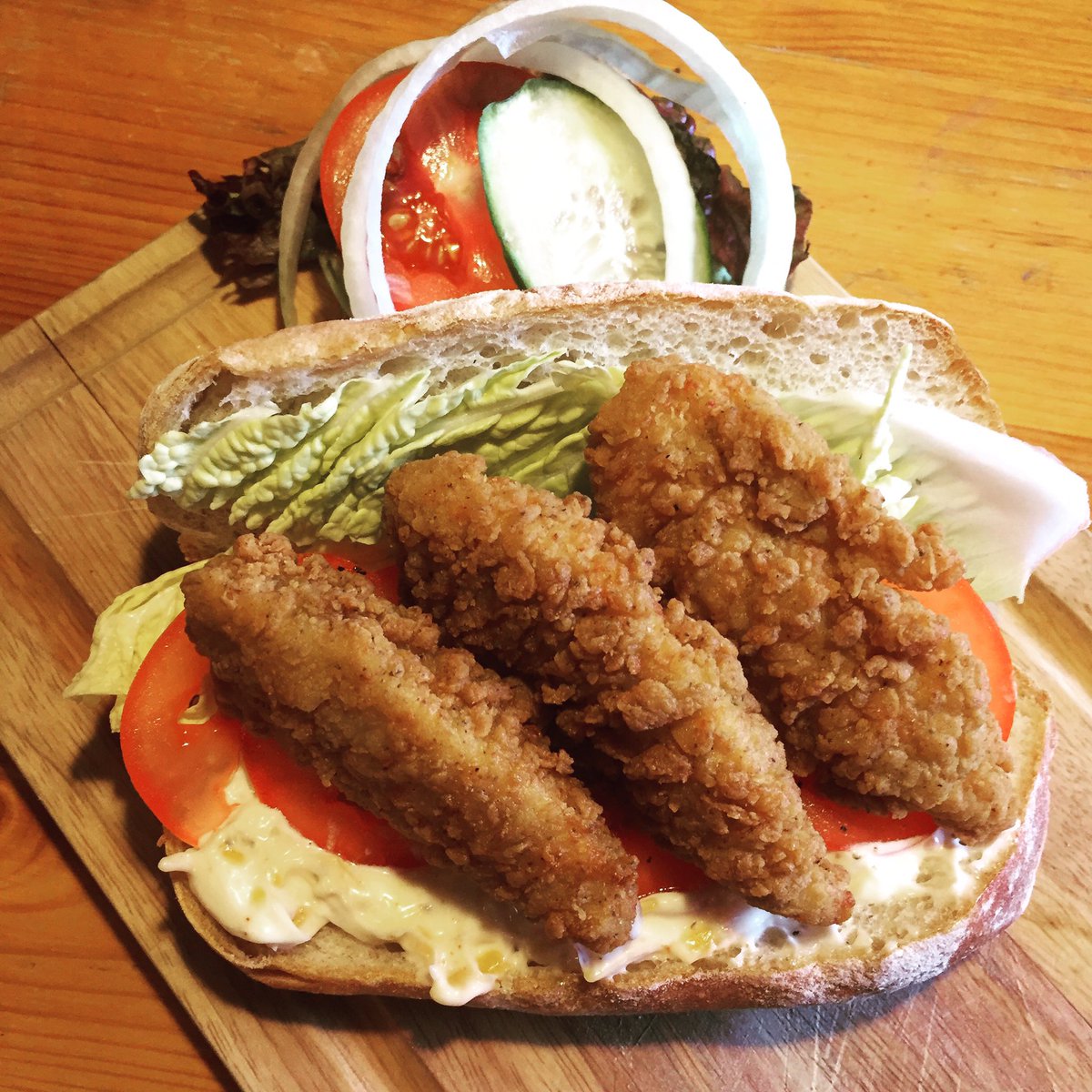 This weekends lunch deal.. but 1 get 1 half price on our crispy chicken sandwich.. Simples #NotJustlakes #countrypub #Chicken #fcgrizedale