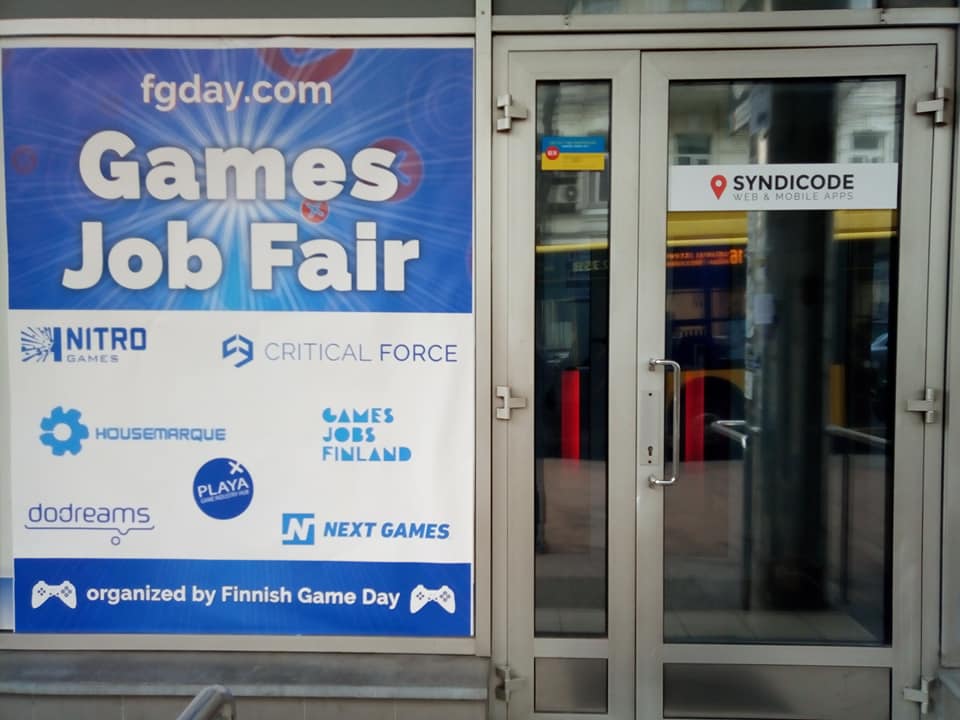 syndicode's tweet image. Join Games Job Fair in Syndicode office now! #GamesJobFairKyiv #FinnishGameDay #Syndicode #job #gamedevelopment facebook.com/syndicode/post…