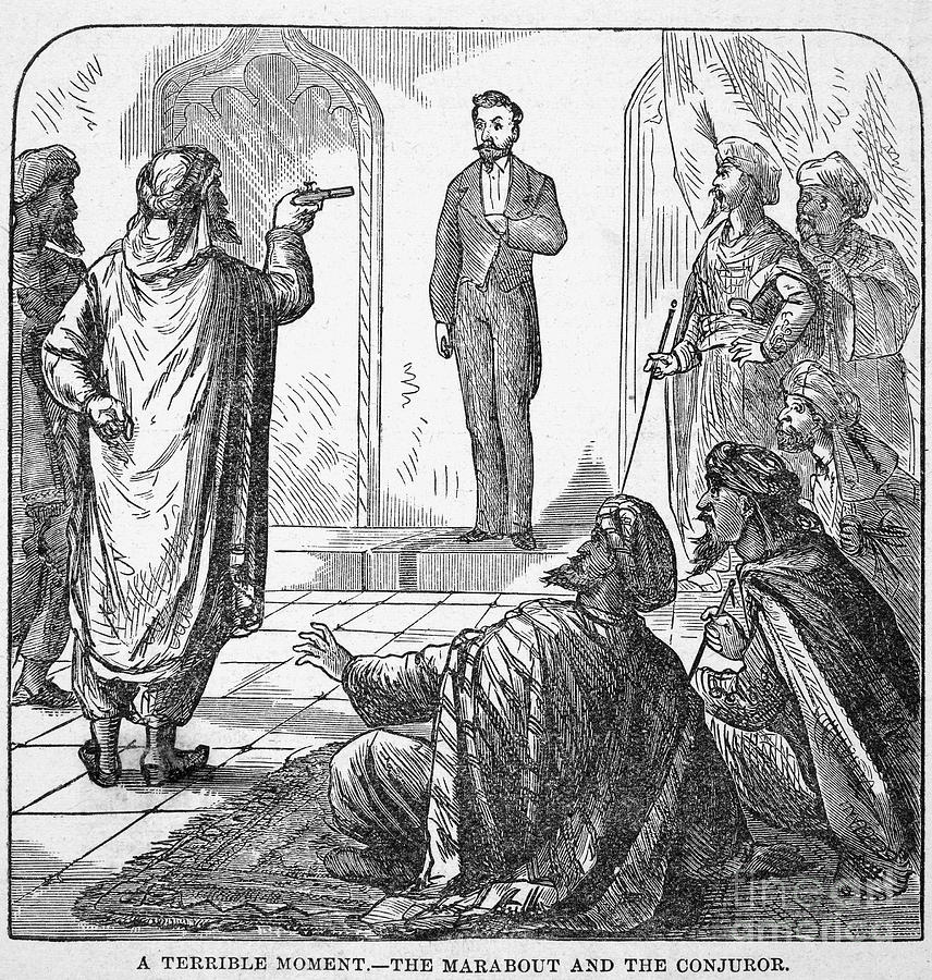 Aquí, acojonando a los mulá y pacificando Argelia para Napoleón III ¿Qué tal te sale la bala atrapada, houdini? Aaaahhh, que no la haces... petit couard .