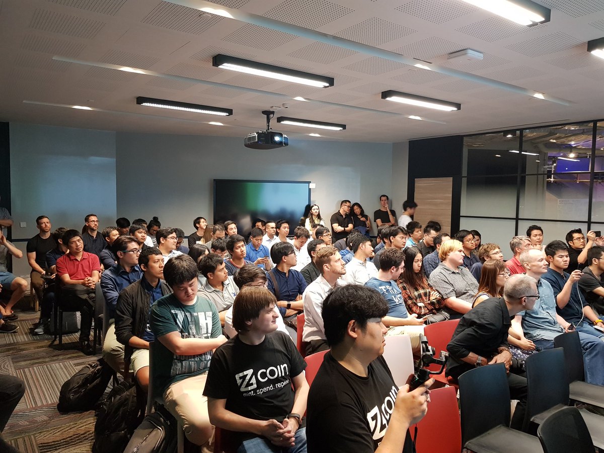Zcoin $XZC developer meetup at FYI Center in Bangkok to update the community on developments on Zerocoin, ZEth, Sigma, light wallets and MTP.