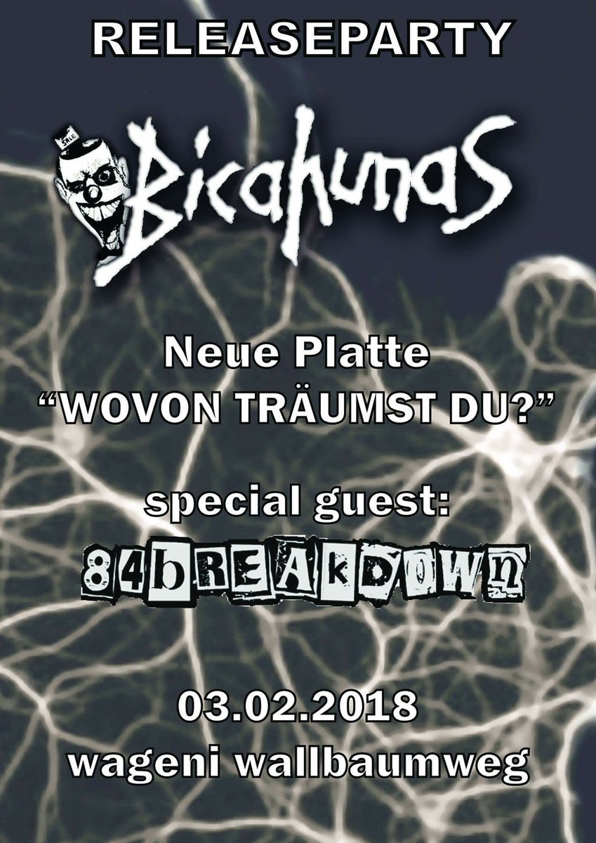 Wo geht's heute hin? Da geht's hin! #bicahunas #84breakdown #wageni #bochum #operationpunkrock