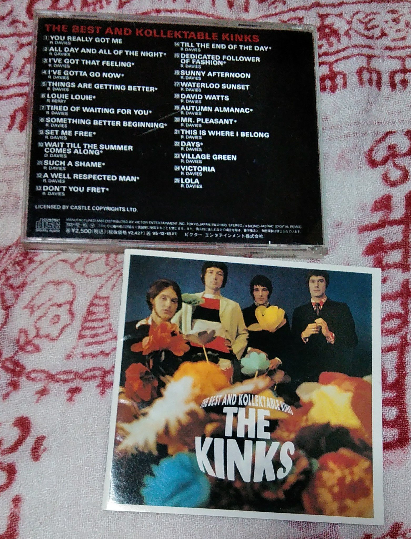        THE KINKS THE BEST AND KOLLEKTABLE KINKS Dave Davies Happy Birthday 