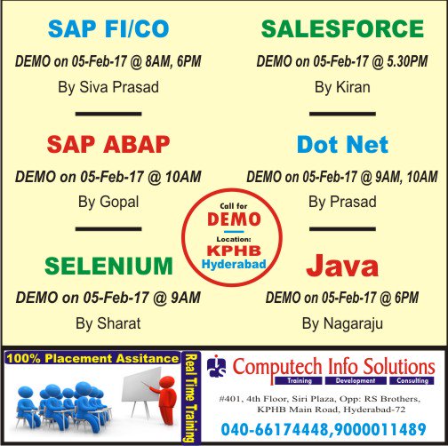 computechis's tweet image. Are you looking for Real Time Training with Placement Assitance. Please Visit our Website for More Details: computechis.com