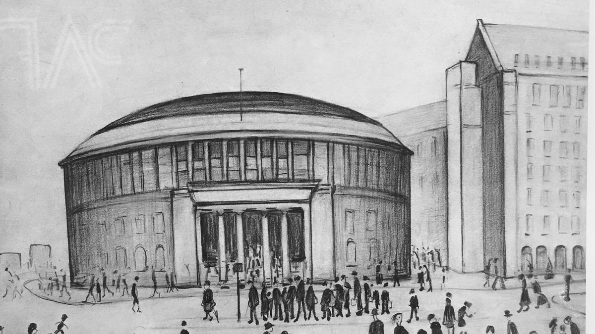 ShapingMcr's tweet image. This important and unique Manchester view, captured by LS Lowry, is under threat from Hodder's 40 storey tower. Please object!