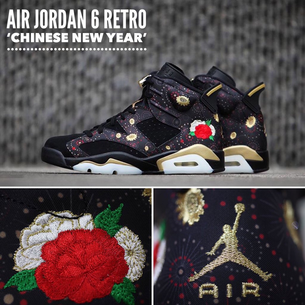 jordan 6 chinese new year on feet