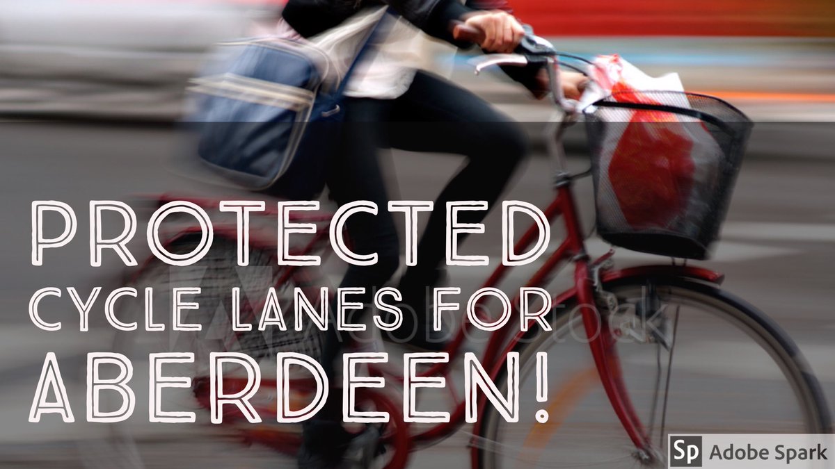 #cycling is a clean, safe and accessible mode of #transport. Let’s make it easier and safer for families to cycle on Union Street #Aberdeen #spaceforpeople