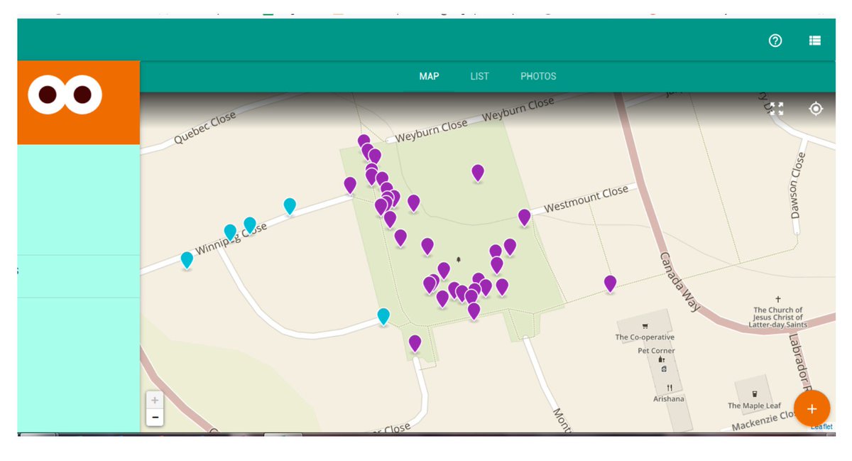 DuckworthTrust's tweet photo. Terrible dog poo #hotspot in Lower Wick. 33 poos sprayed so you don't tread in them.  
So who feeds their dog carrots in the area then? You're responsible for 10 of them!  
@PooWatch in action. https://t.co/9LVVG6XQWw