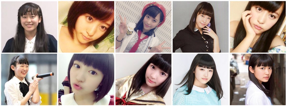 ｽｽﾞ 小田さくらと柏木ひなたはありまぁす ひなさく 勝手に命名 いつかコラボしてほしいと願いを込めて似たような髪型の写真を集めました モーニング娘18 小田さくら 私立恵比寿中学 柏木ひなた ひなさく 同い年 T Co