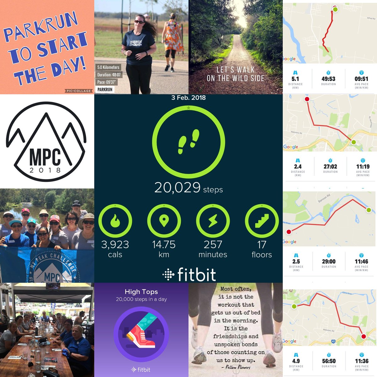 partnerslncrime's tweet photo. #Parkrun, my 1st @MyPeakChallenge #Peaker meet up, 10km walk &amp; lunch. Not sure what happened to my @fitbit but 5km + 10km = 15km in my book. Great to meet the Vic @auspeakers. #InspiredByMPC #MPC2018 @parkrunAU #8To40 #DoSomethingForYourselfOnceAWeekForAYear #52weeksOfMe #3of52 https://t.co/zxTbIYh95F