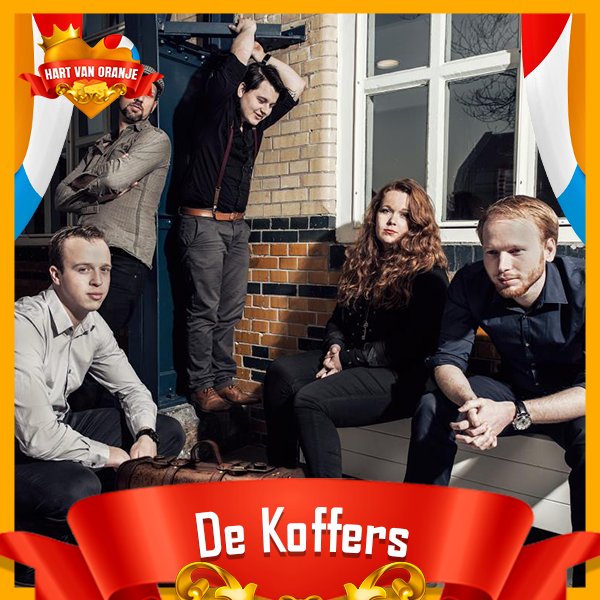 HartvanOranje's tweet photo. Hart van Oranje trapt op 26 april om 17:00 af met de Goudse coverband @dekoffers! Zorg dus dat je al vroeg op de markt staat! #gouda #koningsnacht #oranjenacht #koningsdag #oranje #hartvanoranje #evenement #muziek #dekoffers #coverband #feest https://t.co/E8b3oWI1tW