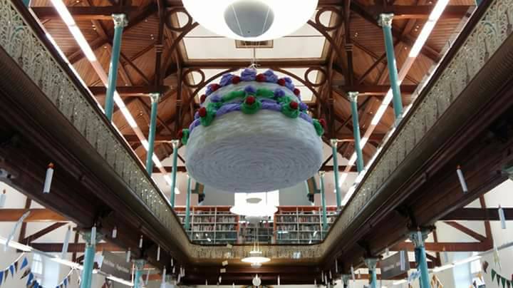 BargoedLib's tweet photo. #HarryPotterBookNight #FantasticBeasts #Wizard #Witch #Hogwarts #Decorations #DressUp #FloatingCake #Portraits https://t.co/pgXe6qiM8G