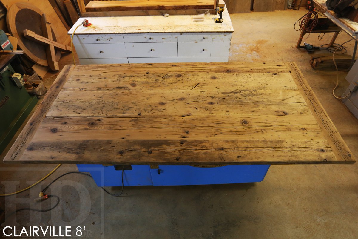 HDThreshing's tweet photo. 10 ft reclaimed wood metal base table we made for home in Etobicoke / https://t.co/8sRZS1eKOl #reclaimedwoodtable #metalbasetable #reclaimedwoodfurniture #mennonitefurniture https://t.co/4EvwCVbmsj