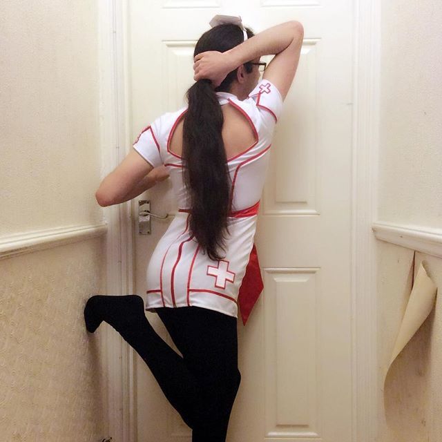 Pentex_SM's tweet photo. To be honest, I’m quite hot. 
#crossdress #nurse #queer https://t.co/4YbisQcSWP https://t.co/aQJSY34dx0