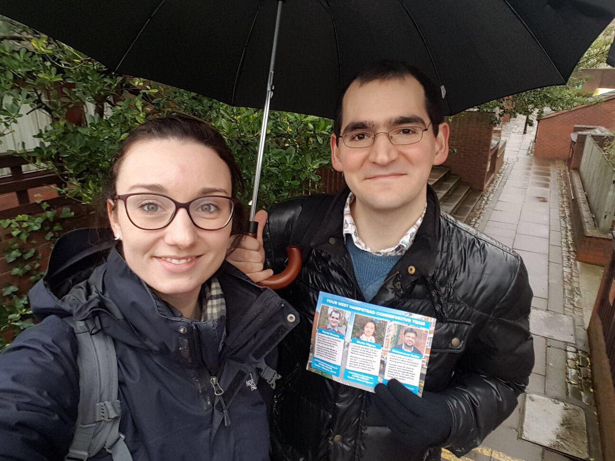 Camden Conservatives talking to residents all year round, whatever the weather, about our plan for the borough: from cleaner streets to cleaner air, and from better schools to more police. #CleanUpCamden