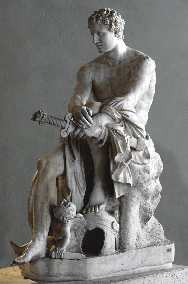 SeeRomeWithMe's tweet photo. This is the Ludovisi Ares, stunning II c. AD statue of the #Roman war god #Mars. Found in 1622, restored by #Bernini, it's exhibited in the beautiful #PalazzoAltemps (Museo Nazionale Romano)#Italy #Rome #mythology #ancientRome #archeology #Romans #art #romeprivatetour #rometours https://t.co/AHDR9j5enh