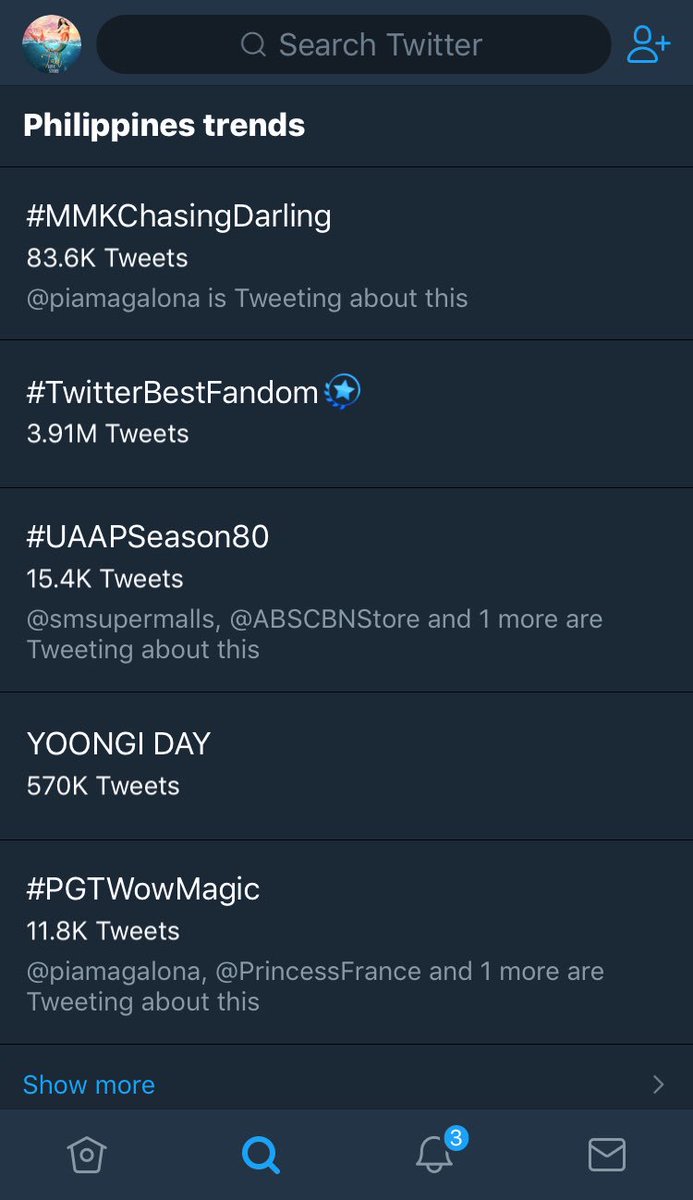 JANELLAsters's tweet photo. First Spot Nationwide and Second Spot Worldwide! Thank you guys for tweeting! #MMKChasingDarling https://t.co/RZGC238n85