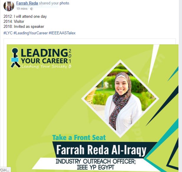 IEEEAASTSB's tweet photo. #LYC18
#Take_A_Front_Seat
#IEEE_AAST_Alex_SB https://t.co/cWure4PWAi