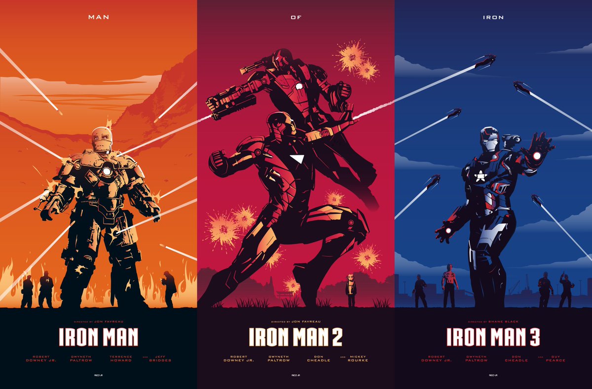 cizgikafe's tweet photo. Iron Man üçlemesi. https://t.co/7YWdwiueD1
