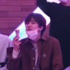 kbjdoingthings's tweet image. byungjoo eating ice cream (2018)