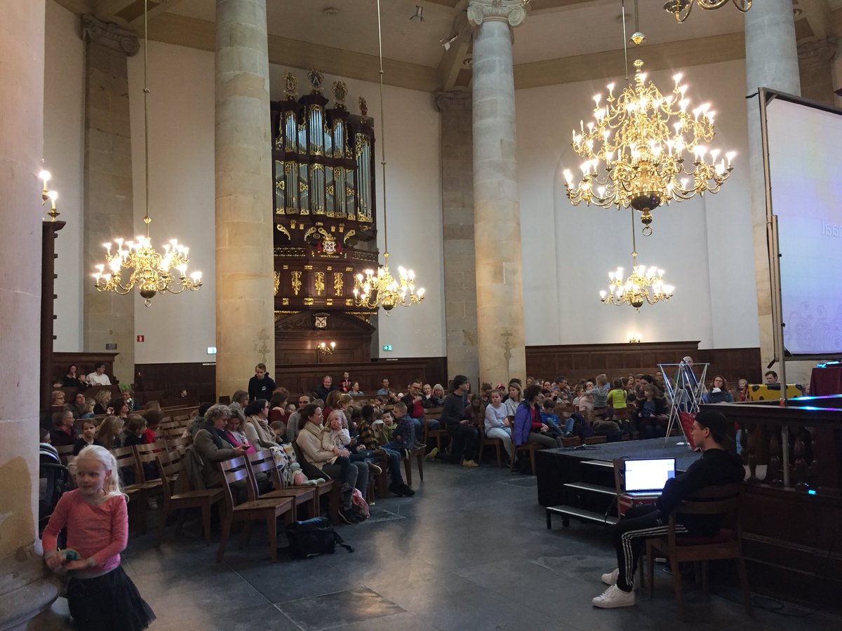 Marcel en Lydia Zimmer geven een kinderconcert <a href="/Mare_Kerk/">Marekerk</a> #Leiden